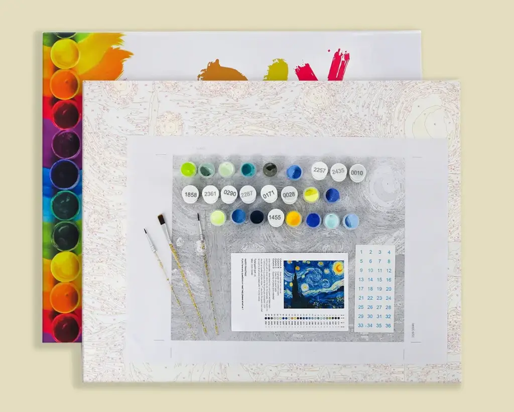 Paint by Numbers: 21 Expert Tips & Tricks for Beginners and Adults 4 3. Secure Your Canvas with a Frame